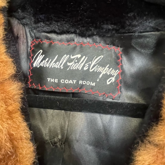 Vintage Marshall Field Black-ish Blue Faux Fur - Picture 5 of 15